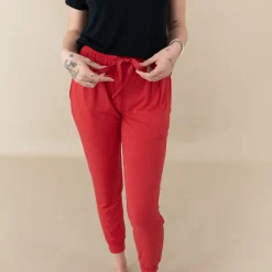 Kyte Baby Women's Jogger Pants in Cardinal