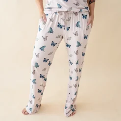 Kyte Baby Women's Lounge Pants in Blush Butterfly