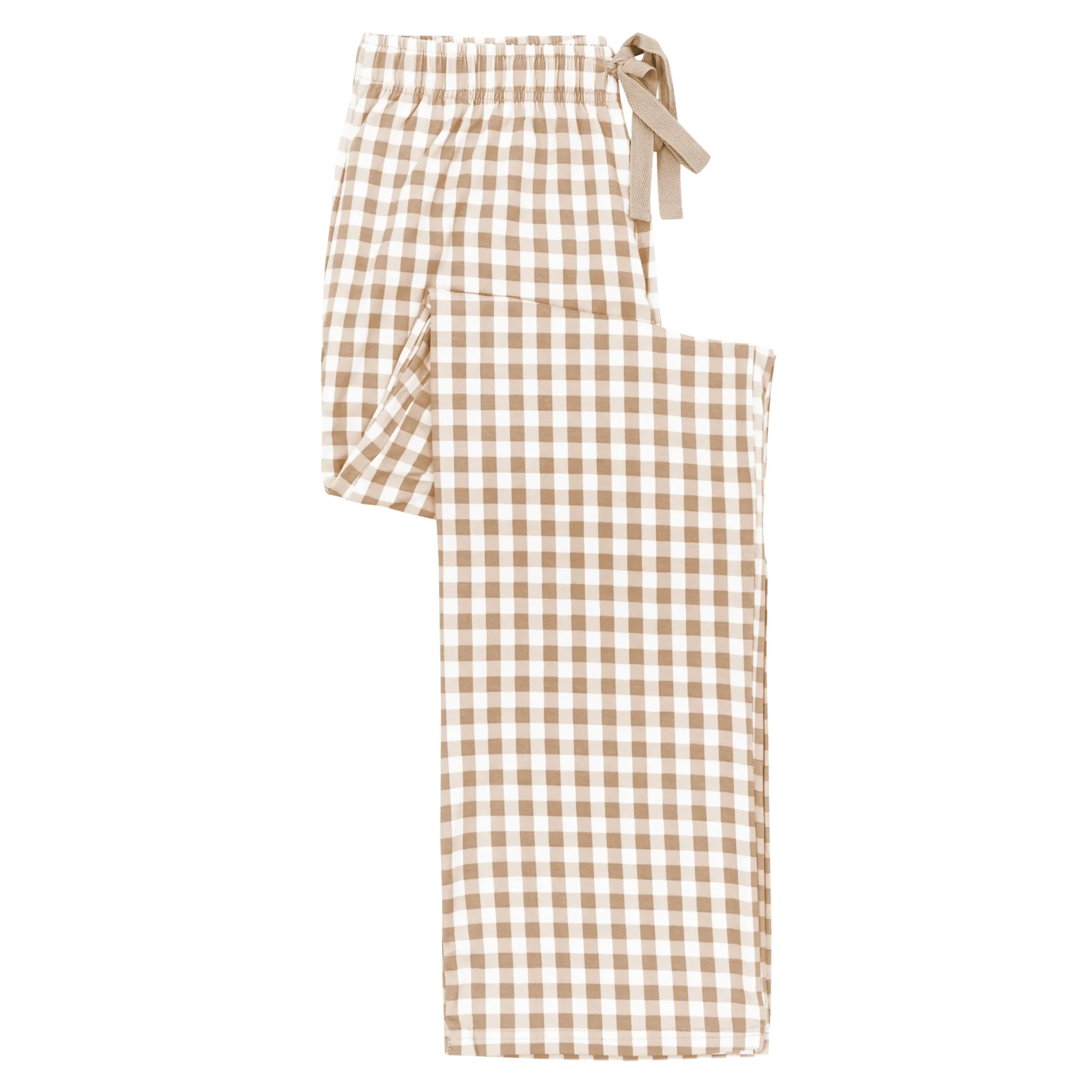 Best Kyte Baby Women's Lounge Pants in Gingham Bisque