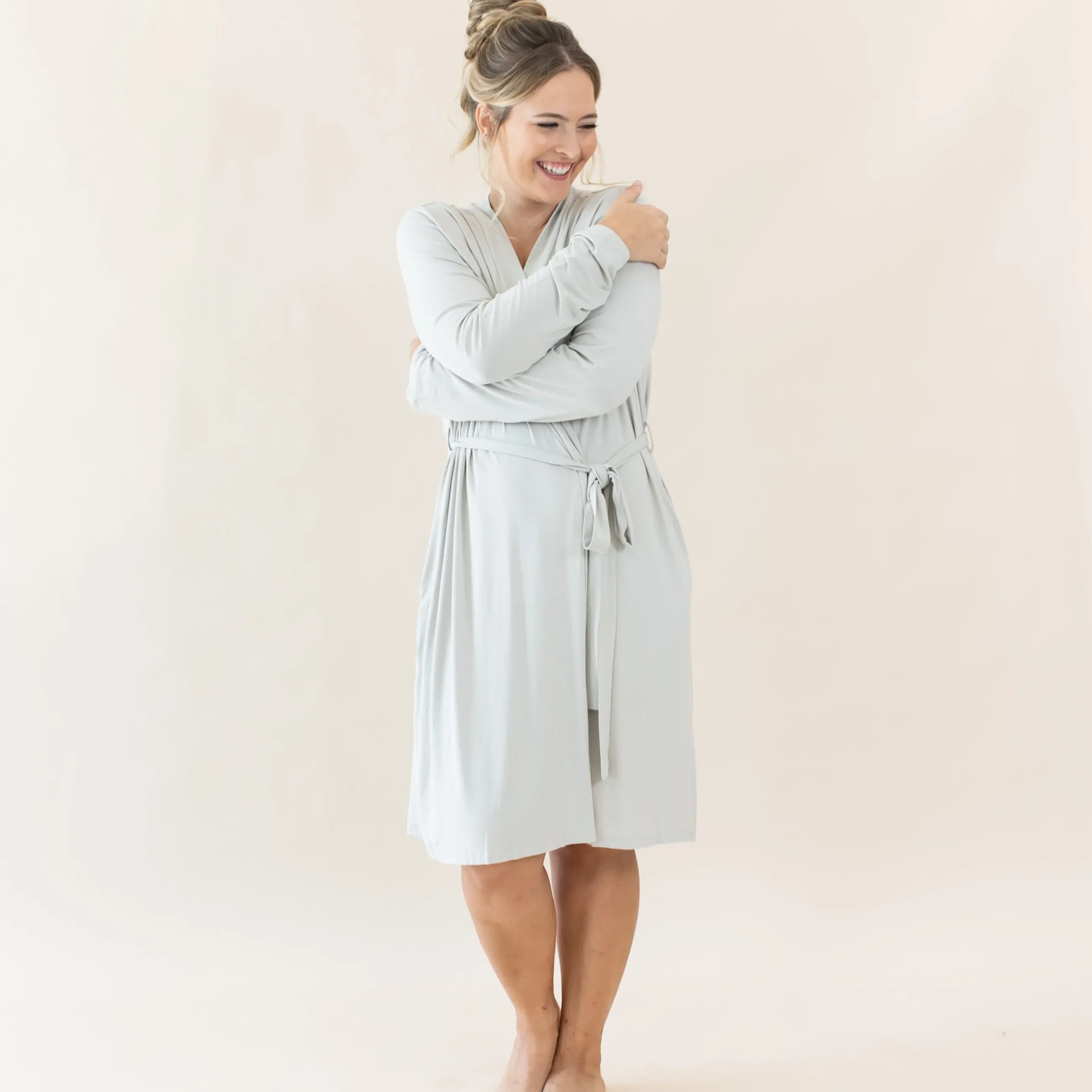 Clearance Kyte Baby Women’s Lounge Robe in Oat