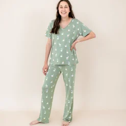 Online Kyte Baby Women's Relaxed Fit V-Neck in Silly Goose