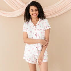 Best Kyte Baby Women’s Short Sleeve Pajama Set in Bow