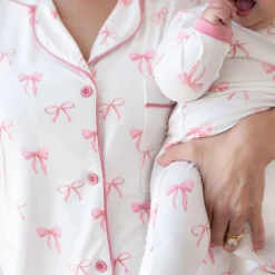 Best Kyte Baby Women’s Short Sleeve Pajama Set in Bow