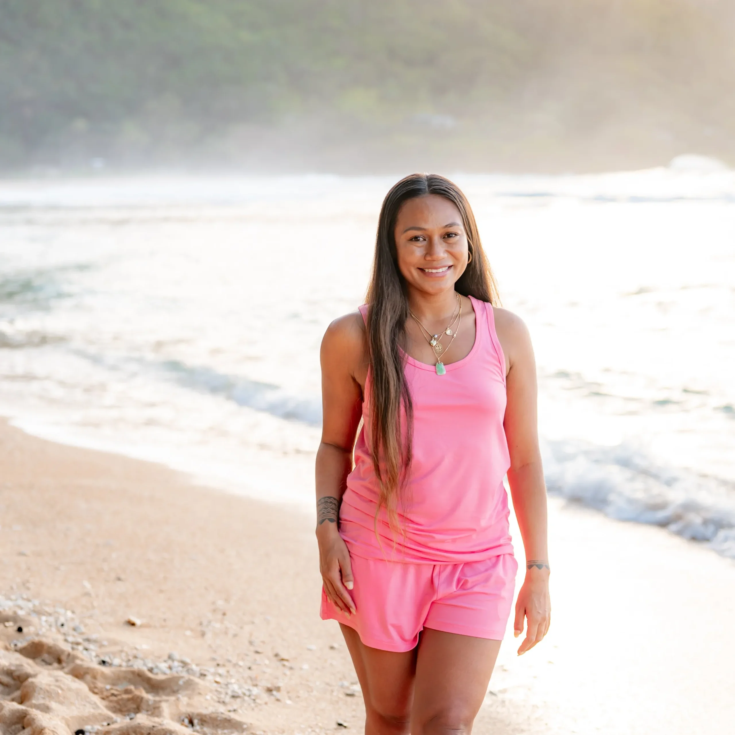 Kyte Baby Women’s Tank Set in Guava