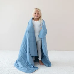 Discount Kyte Baby Youth Blanket in 2.5 Slate