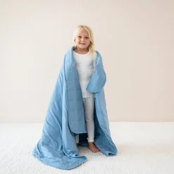 Kyte Baby Youth Blanket in Slate 1.0