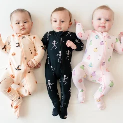 Clearance Kyte Baby Zippered Footie in Bewitched