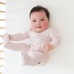 Online Kyte Baby Zippered Footie in Blush