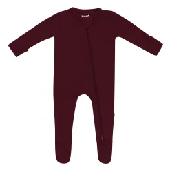 Kyte Baby Zippered Footie in Burgundy