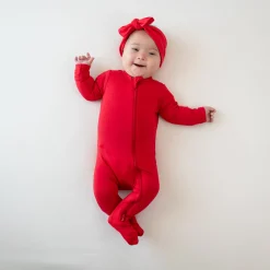 Discount Kyte Baby Zippered Footie in Cardinal
