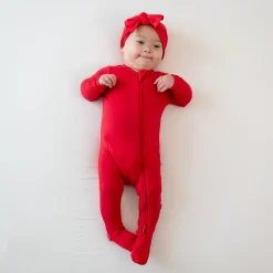 Discount Kyte Baby Zippered Footie in Cardinal
