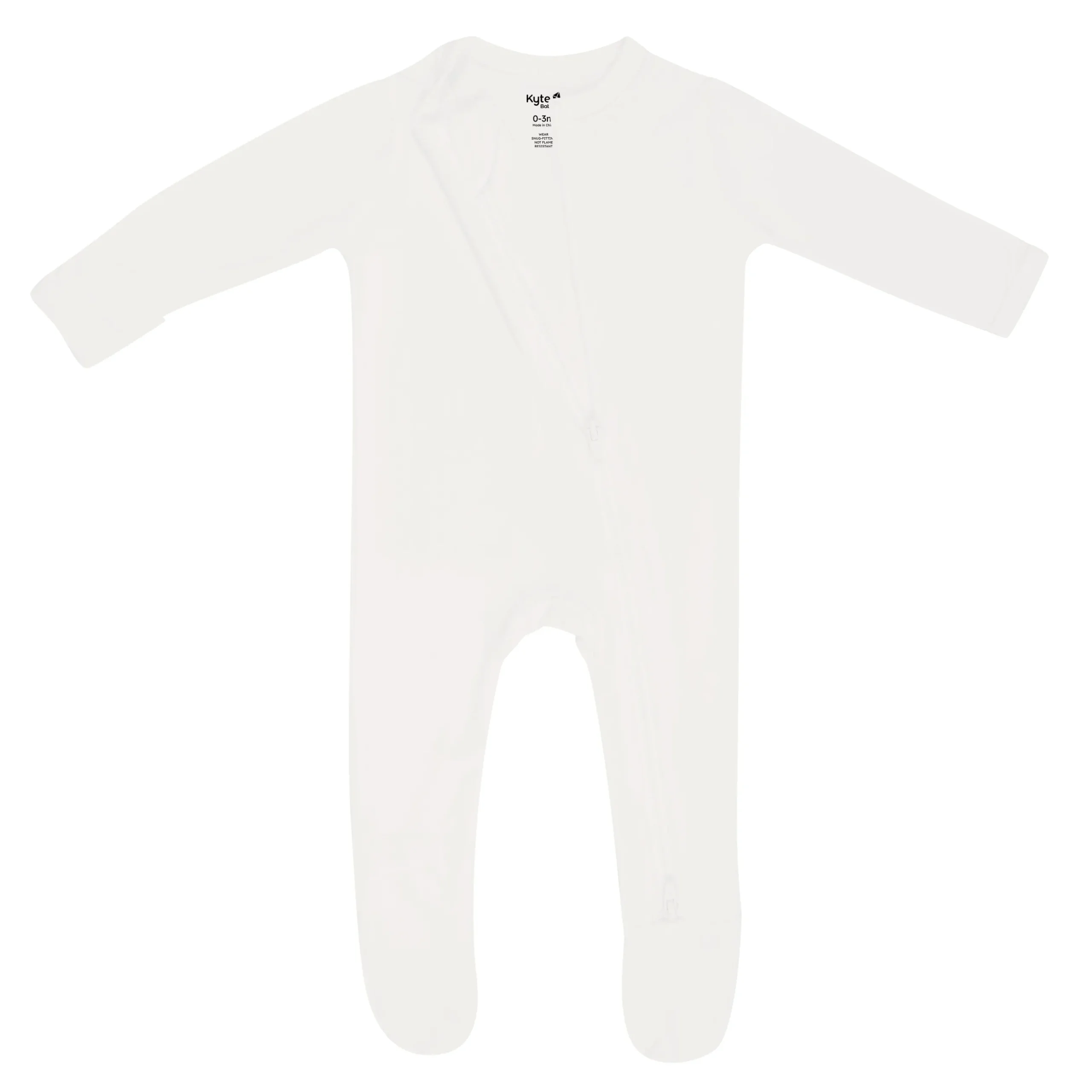 Outlet Kyte Baby Zippered Footie in Cloud