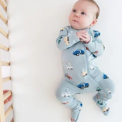 Outlet Kyte Baby Zippered Footie in Construction
