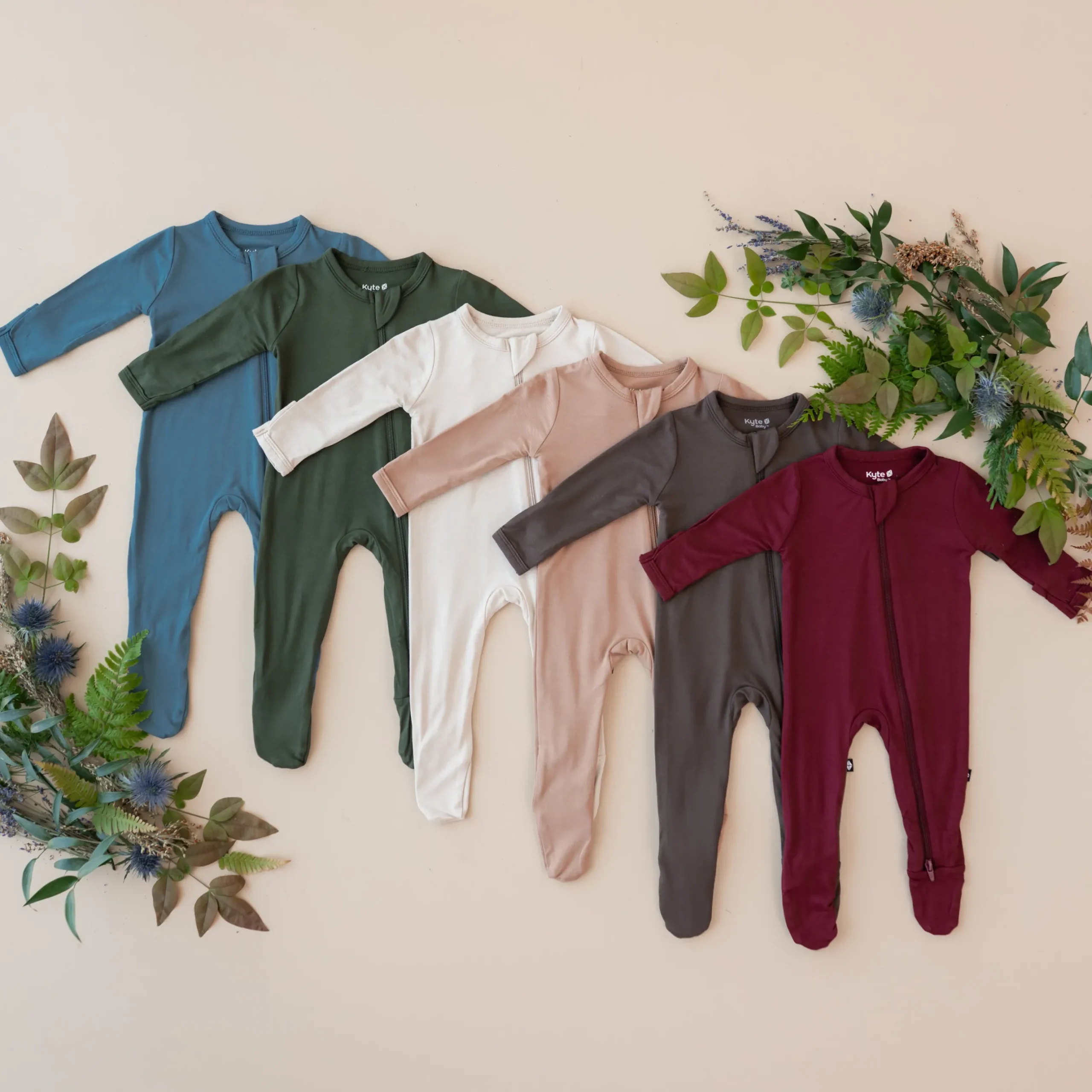Clearance Kyte Baby Zippered Footie in Fir