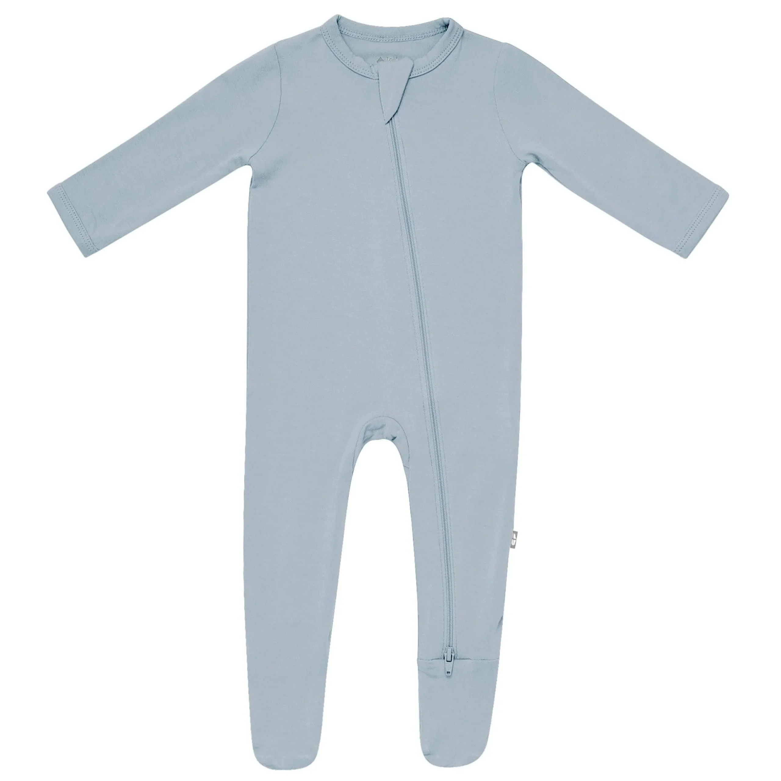 Outlet Kyte Baby Zippered Footie in Fog