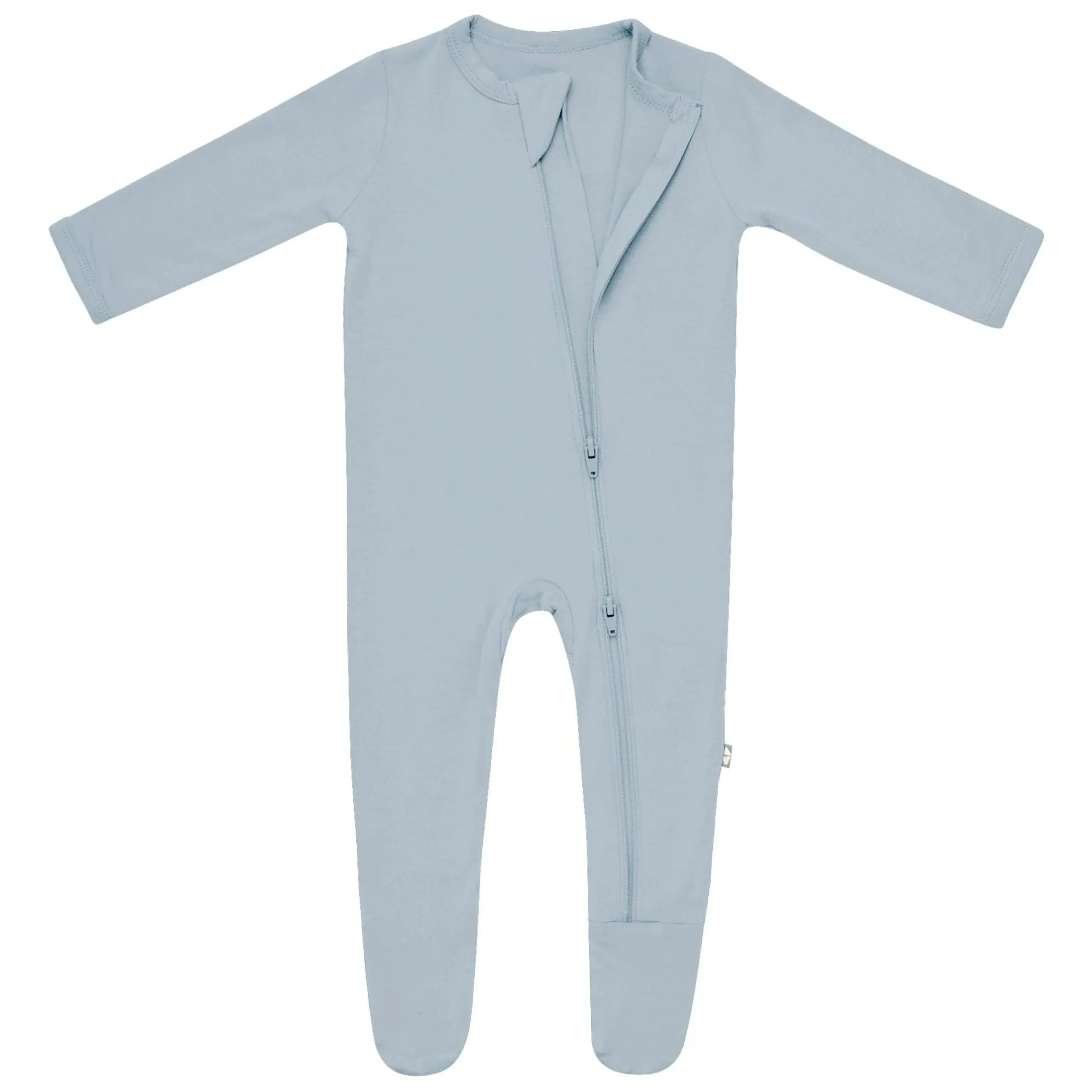Outlet Kyte Baby Zippered Footie in Fog