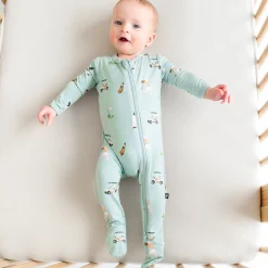 Kyte Baby Zippered Footie in Golf