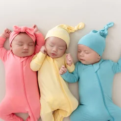 Outlet Kyte Baby Zippered Footie in Guava
