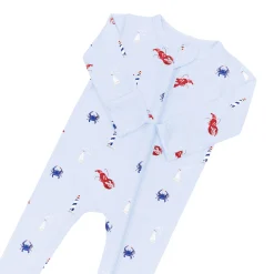 Online Kyte Baby Zippered Footie in Harbor