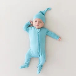 Online Kyte Baby Zippered Footie in Makai