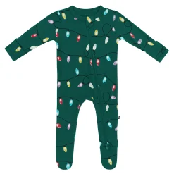 Outlet Kyte Baby Zippered Footie in Merry and Bright