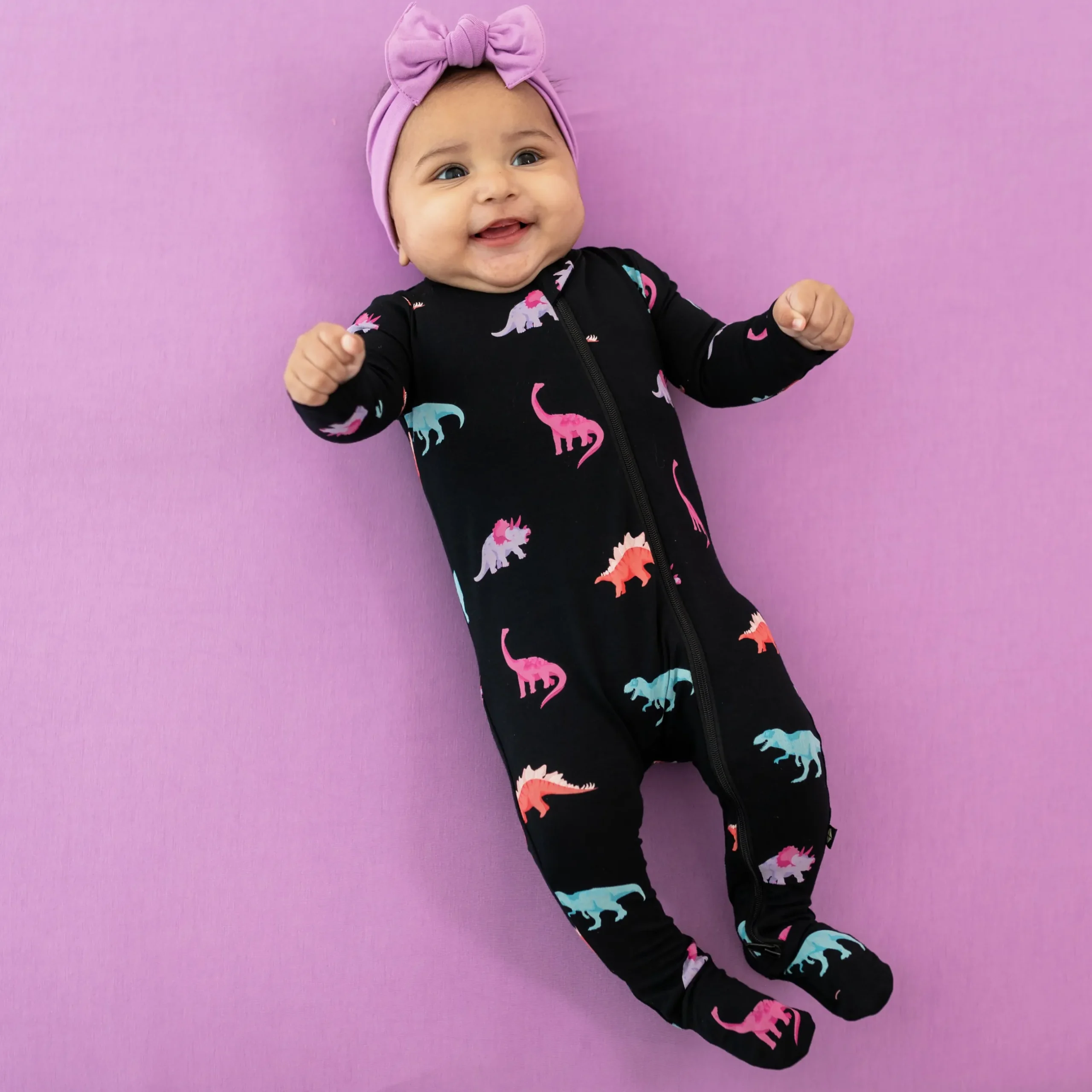 Discount Kyte Baby Zippered Footie in Midnight Roar