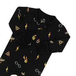 New Kyte Baby Zippered Footie in Midnight Icon