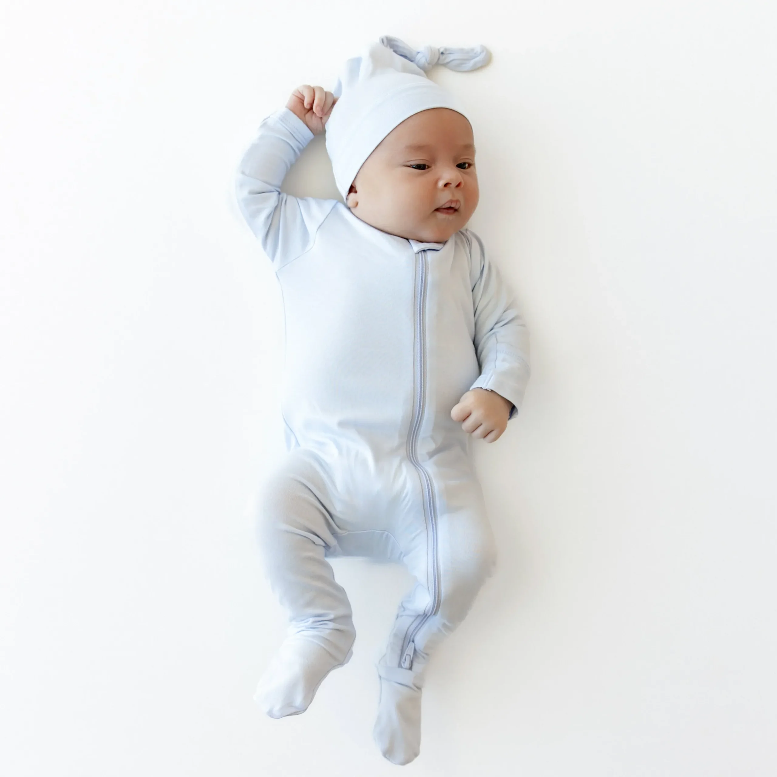 Best Kyte Baby Zippered Footie in Mist