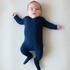 Discount Kyte Baby Zippered Footie in Navy