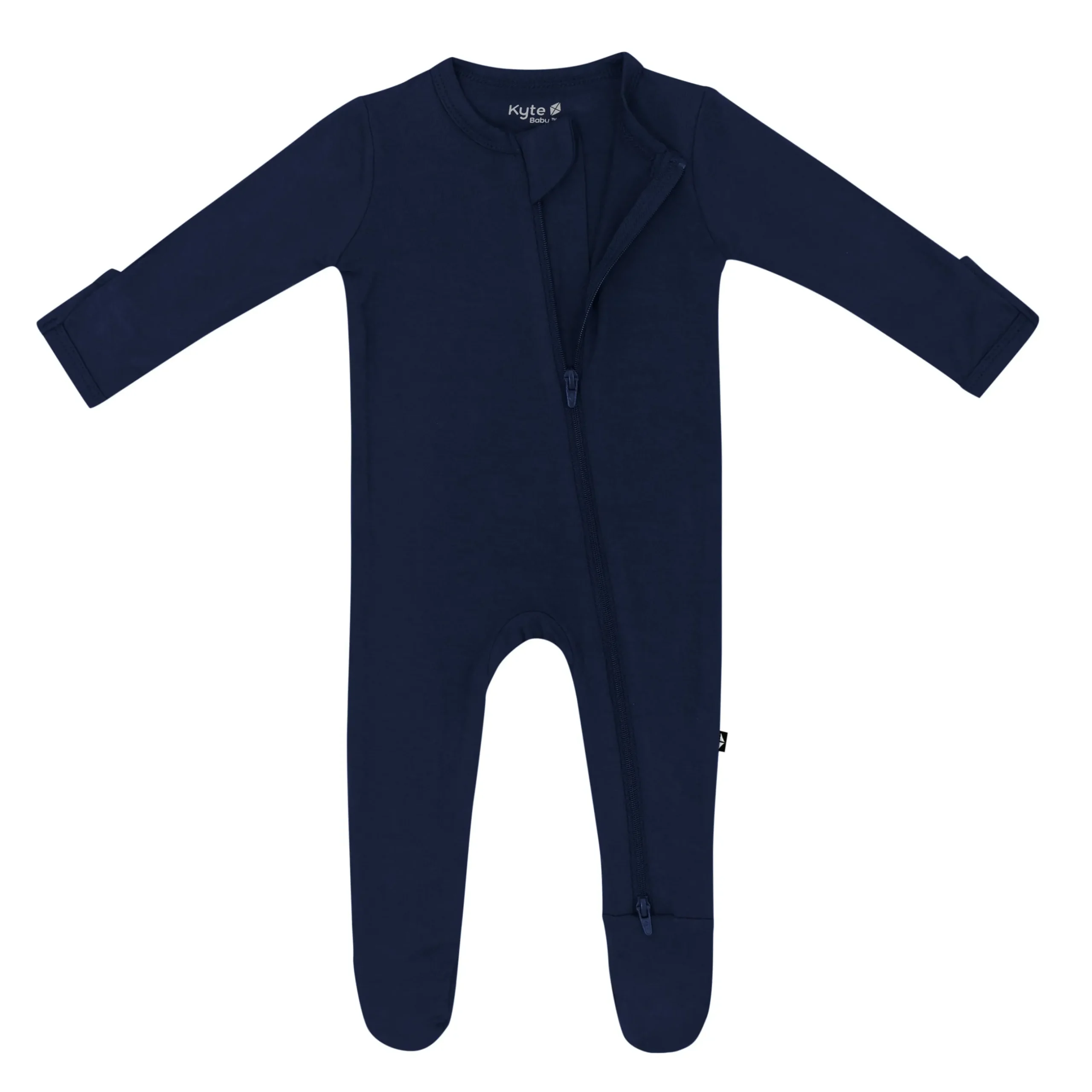 Discount Kyte Baby Zippered Footie in Navy