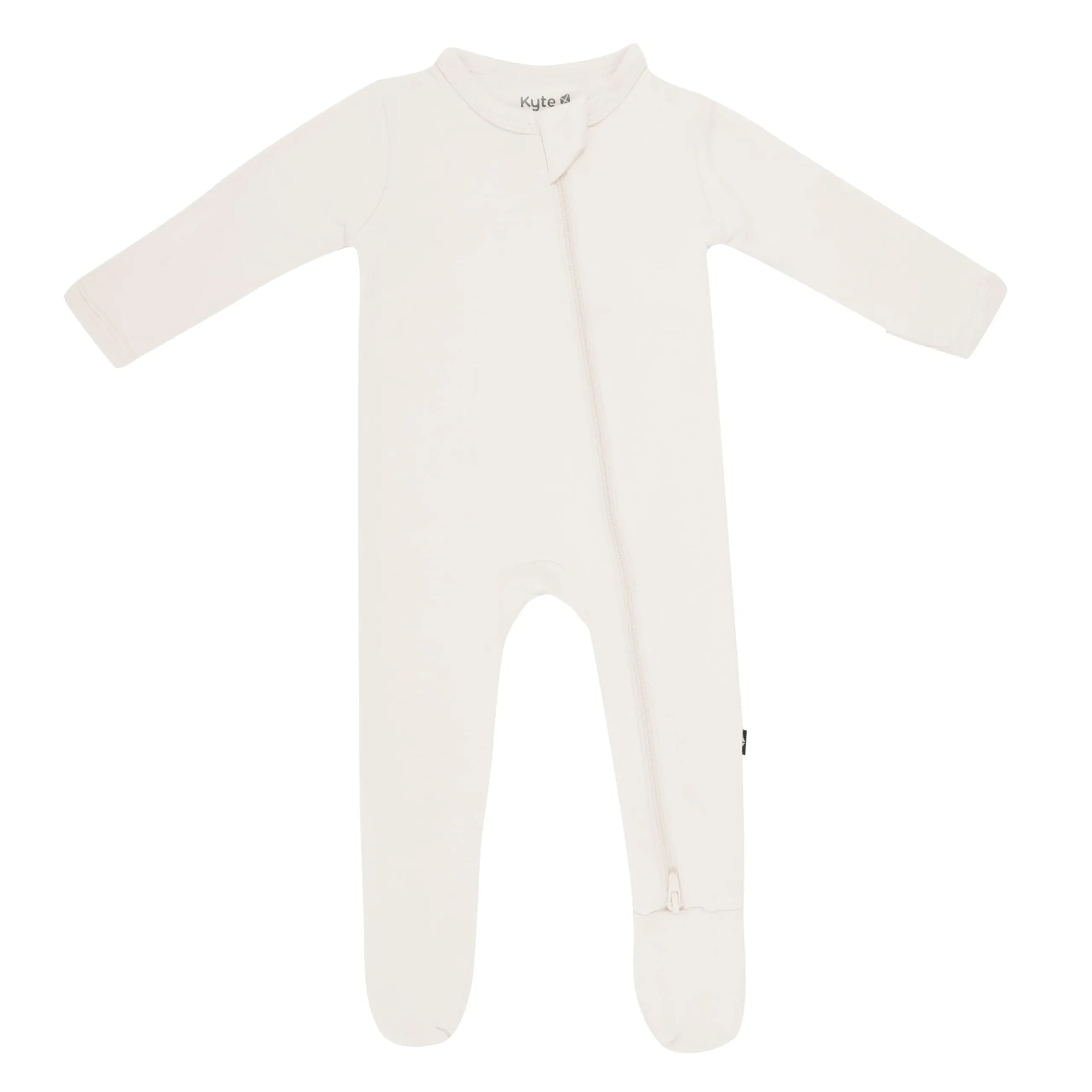 Clearance Kyte Baby Zippered Footie in Oat