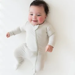 Clearance Kyte Baby Zippered Footie in Oat