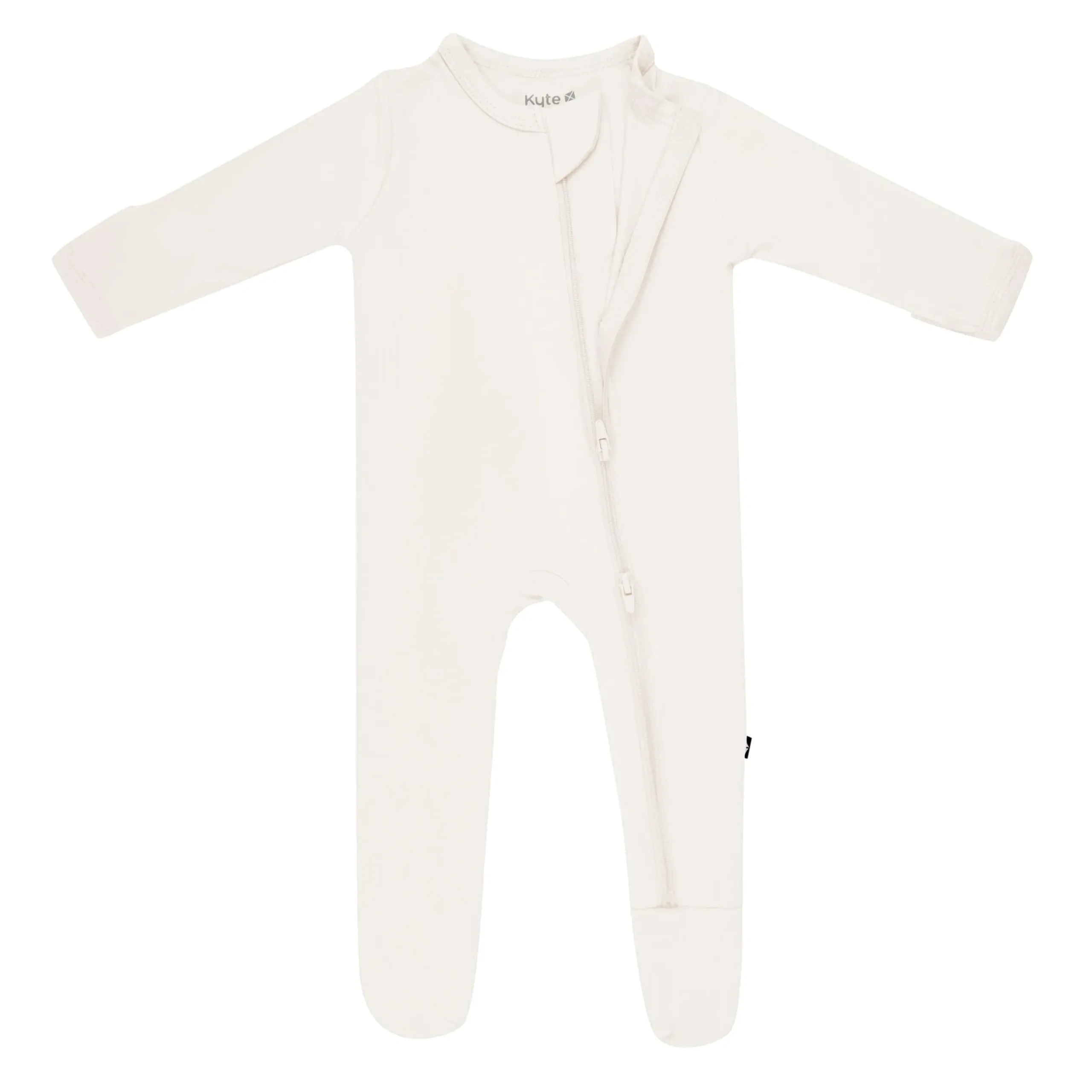 Clearance Kyte Baby Zippered Footie in Oat