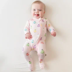 Clearance Kyte Baby Zippered Footie in Pastel Ghost