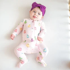Clearance Kyte Baby Zippered Footie in Pastel Ghost