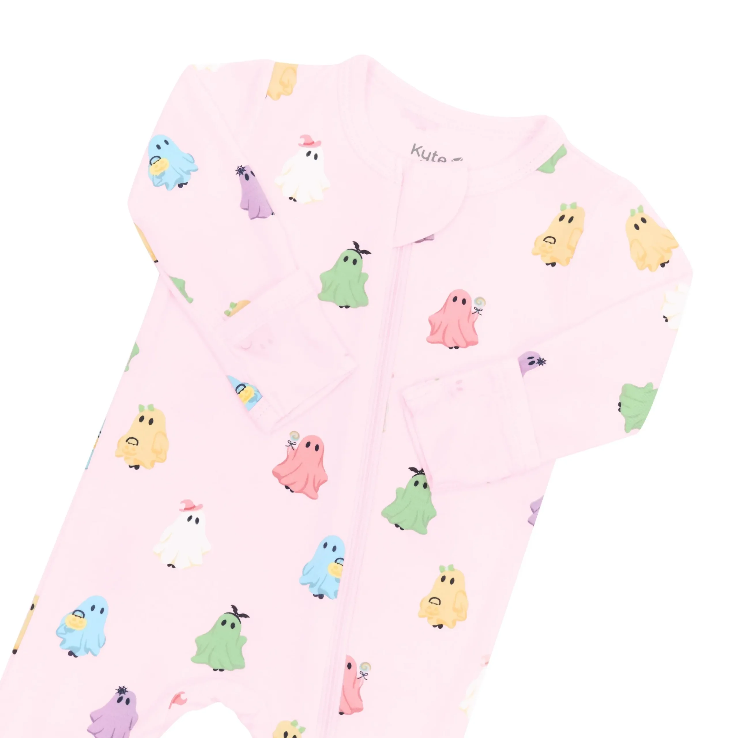 Clearance Kyte Baby Zippered Footie in Pastel Ghost