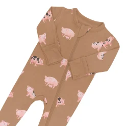 Best Kyte Baby Zippered Footie in Pig