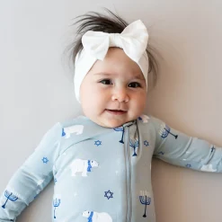 Best Kyte Baby Zippered Footie in Polar Lights