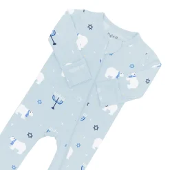 Best Kyte Baby Zippered Footie in Polar Lights