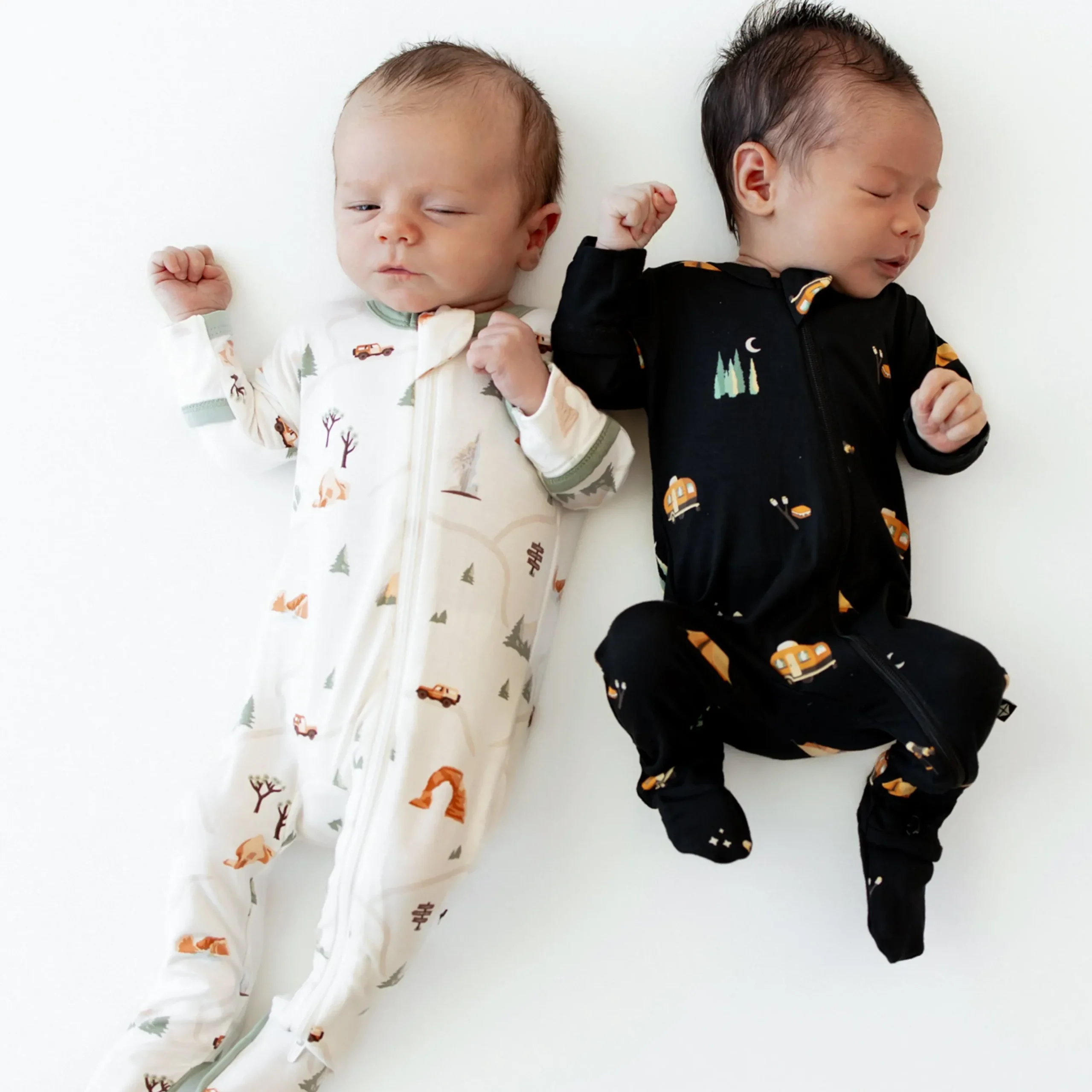 Online Kyte Baby Zippered Footie in Road Trip