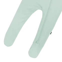 New Kyte Baby Zippered Footie in Sage