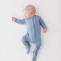 Best Kyte Baby Zippered Footie in Slate
