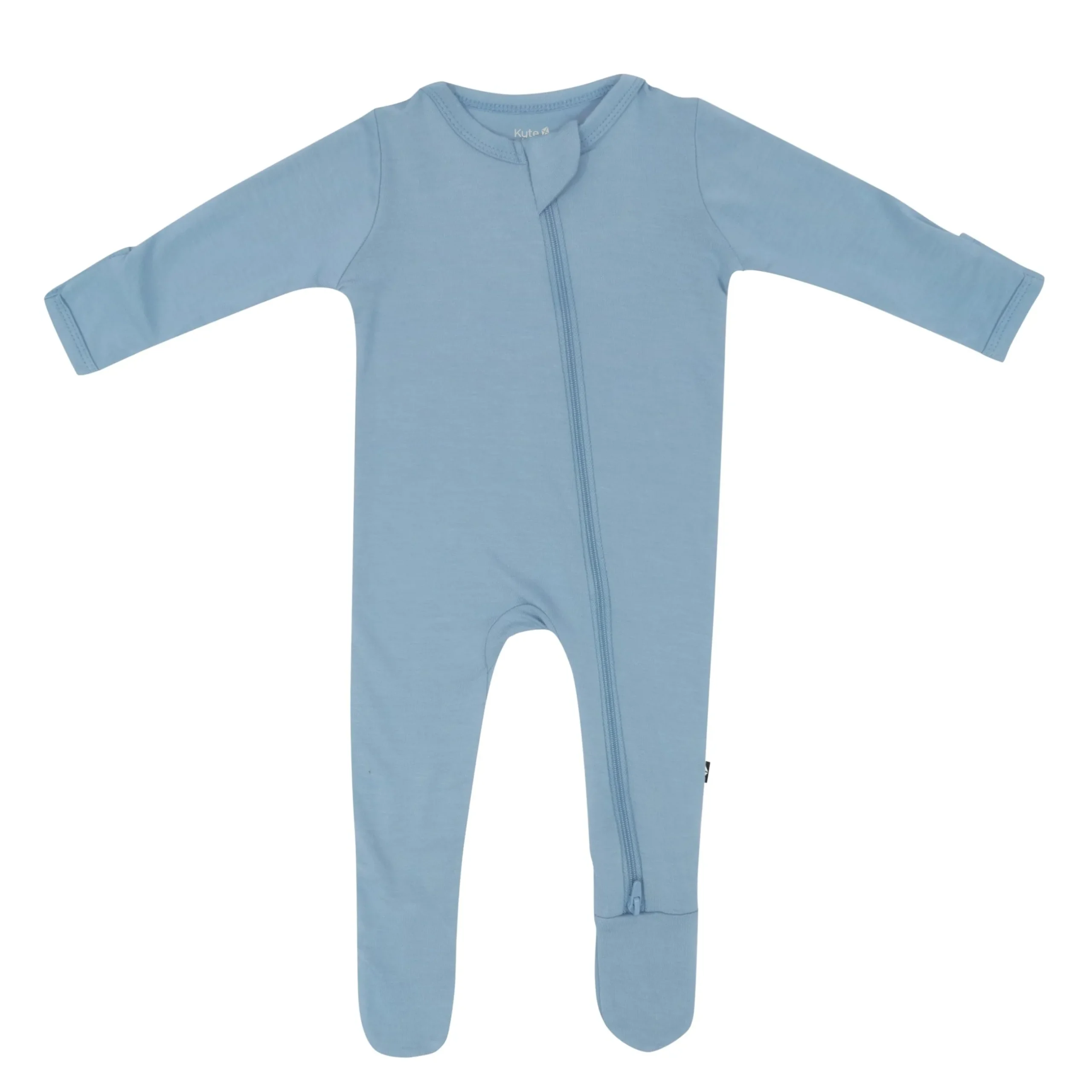 Best Kyte Baby Zippered Footie in Slate