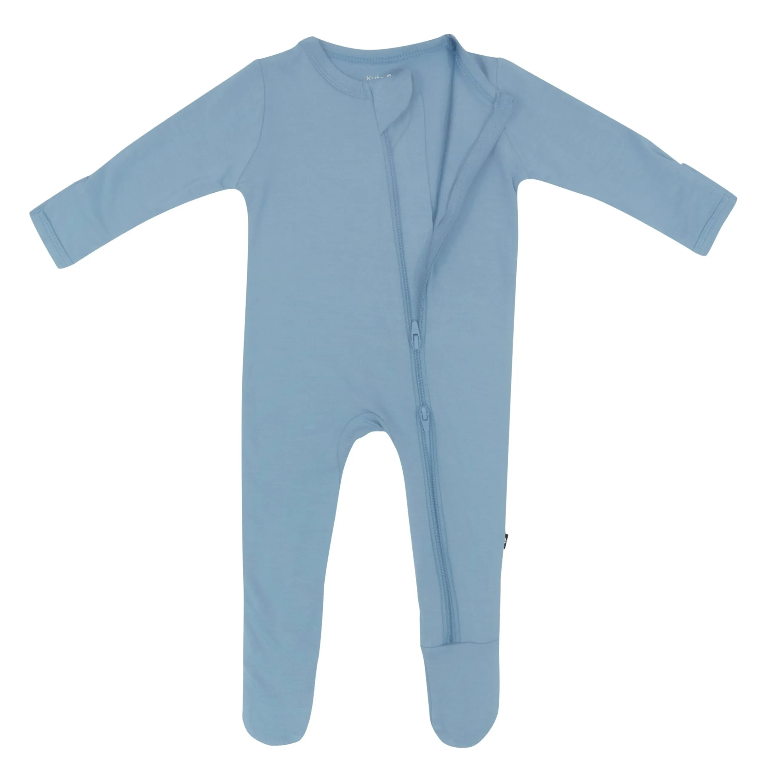Best Kyte Baby Zippered Footie in Slate