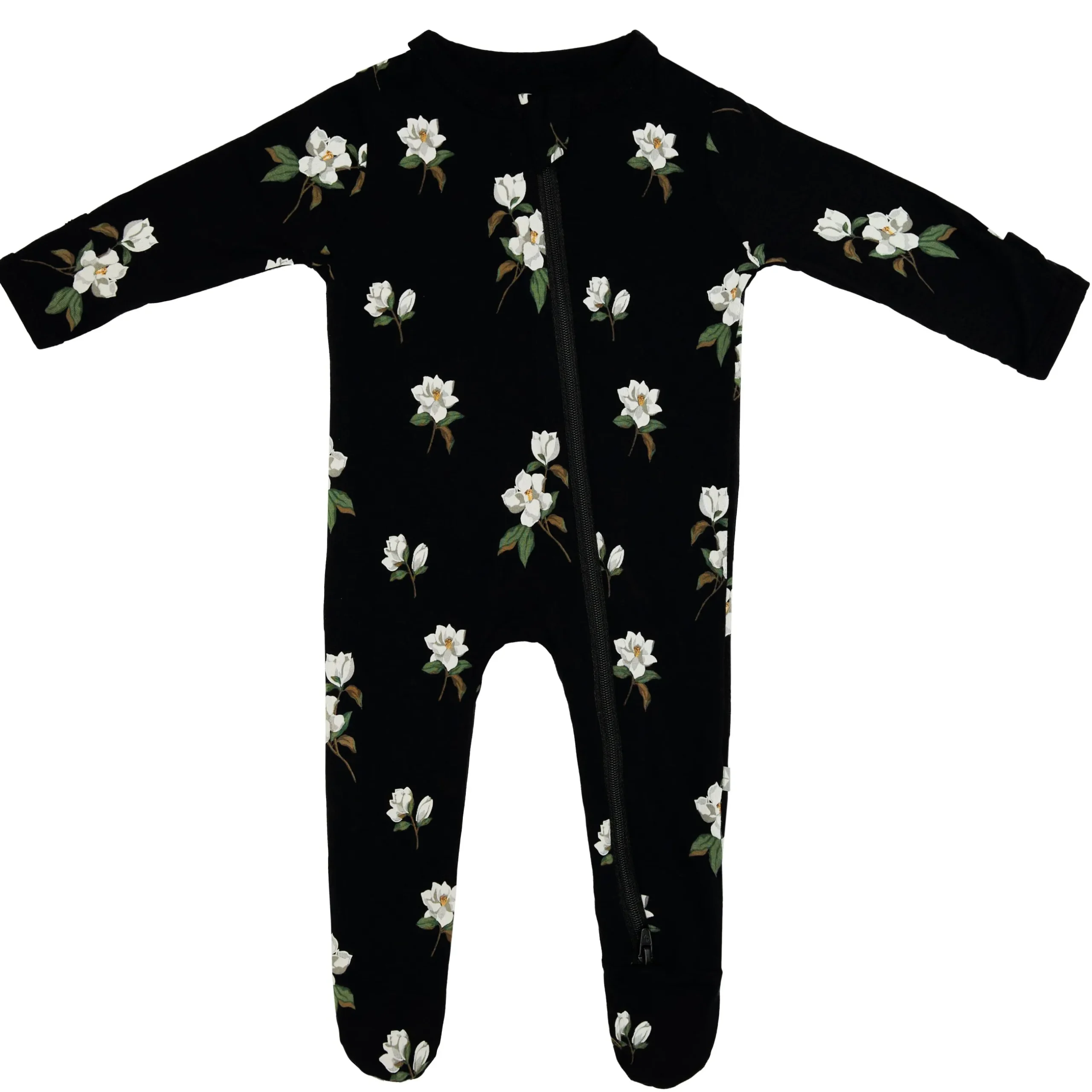 Best Kyte Baby Zippered Footie in Small Midnight Magnolia