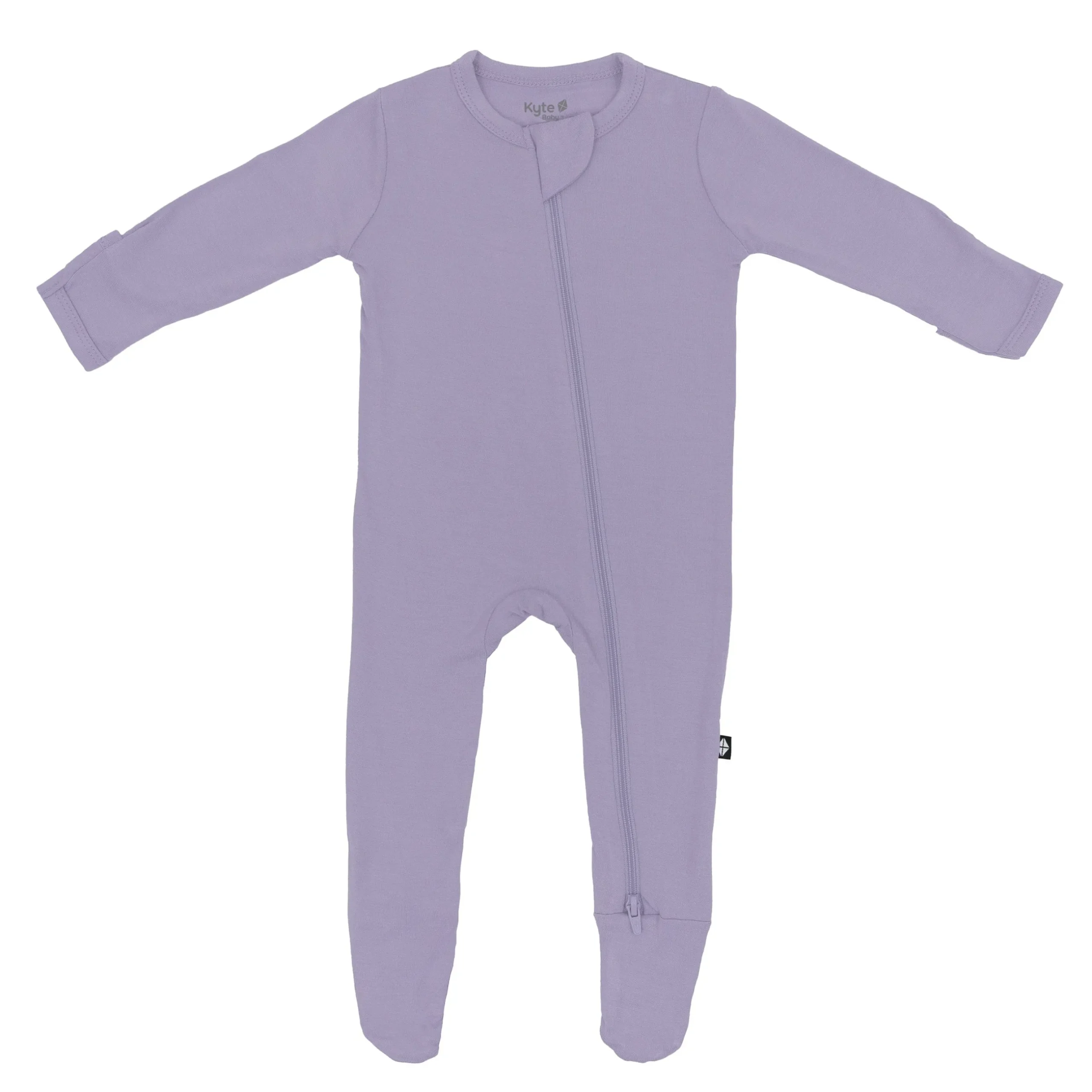 Kyte Baby Zippered Footie in Taro