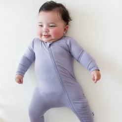 Kyte Baby Zippered Footie in Taro