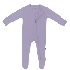 Kyte Baby Zippered Footie in Taro