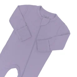 Kyte Baby Zippered Footie in Taro