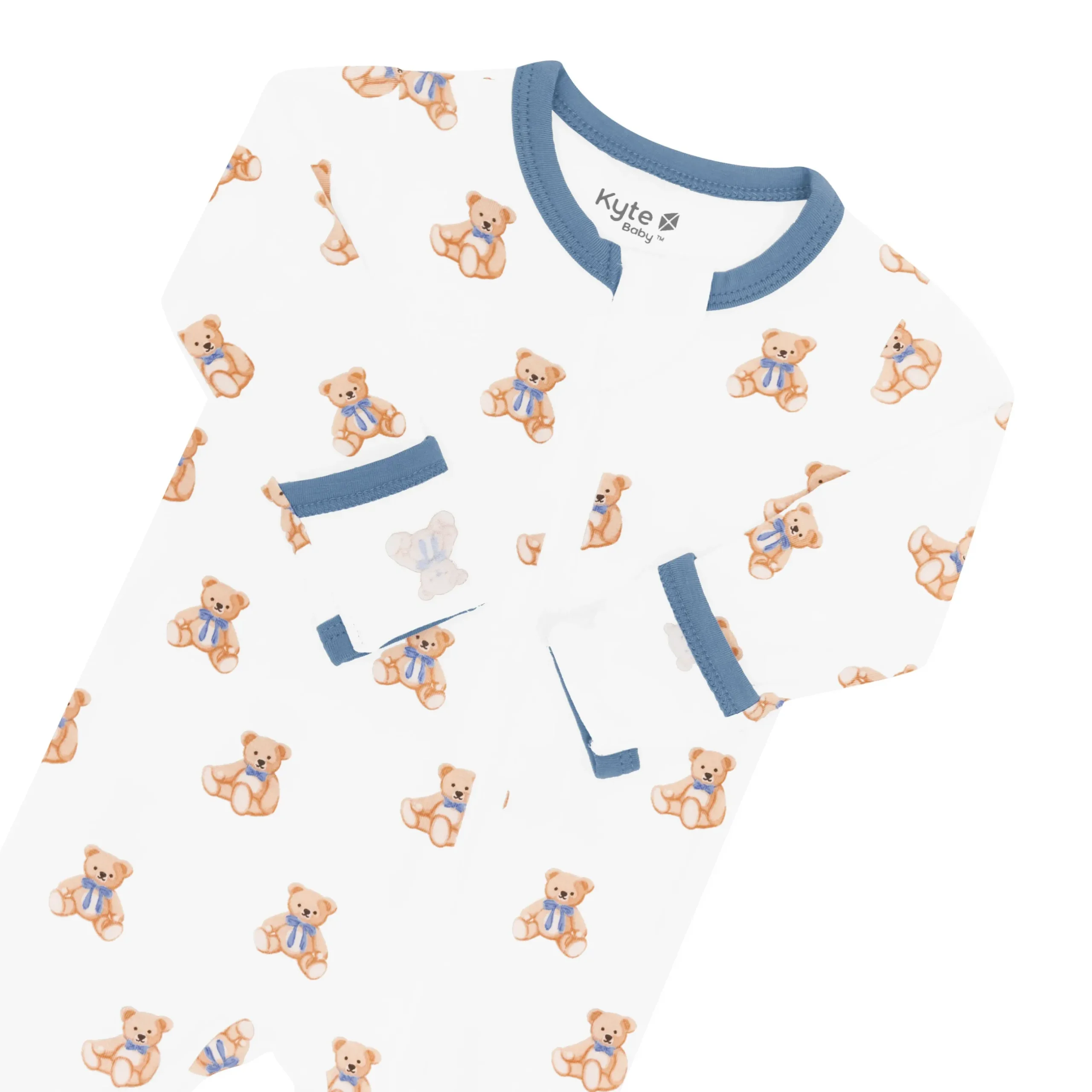Discount Kyte Baby Zippered Footie in Teddy Bear